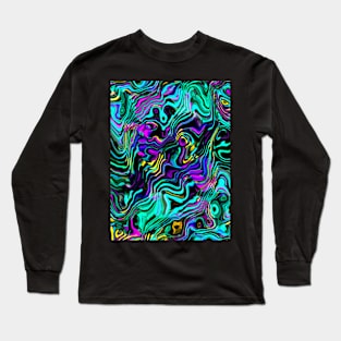 Neon Ripples Long Sleeve T-Shirt